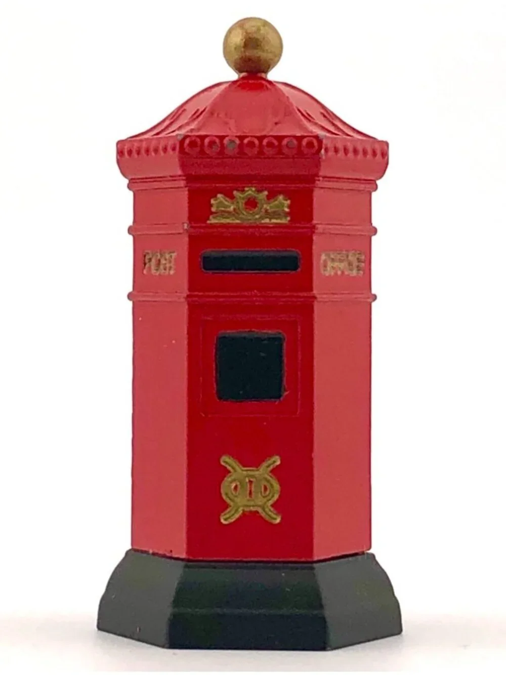 Dept 56 English Post Box 5805-0 British Red Pillar Box Miniature Mailbox Retired